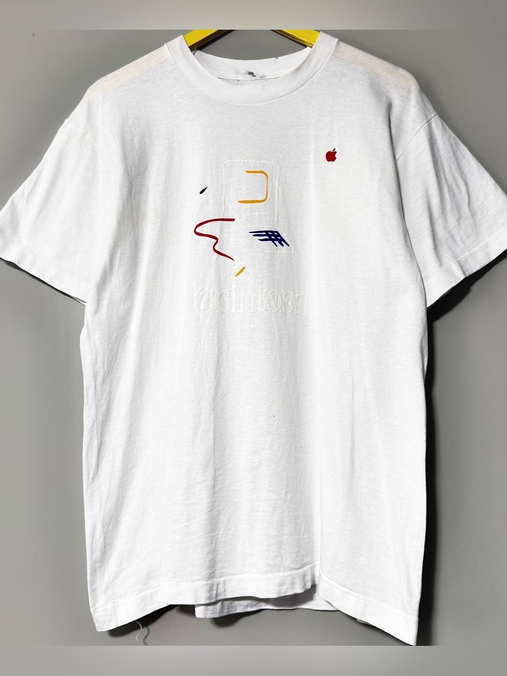 90s Apple Macintosh Promo T Shirt Single Stitch Large